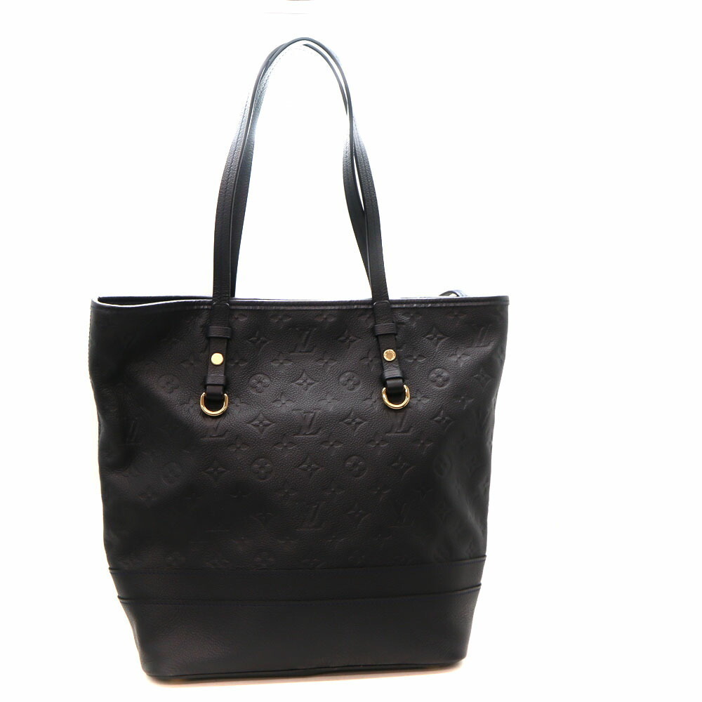 Louis Vuitton Black Handbag PM Leather Monogram Citadine Empreinte